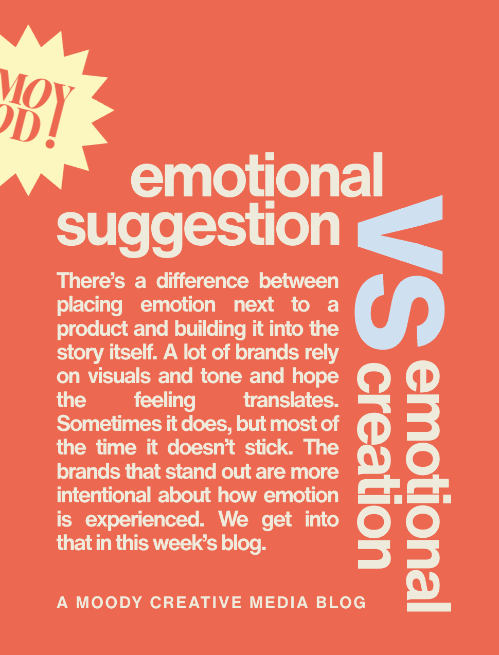 There’s a difference between placing emotion next to a product and building it into the story. Most brands don’t realize which one they’re doing.